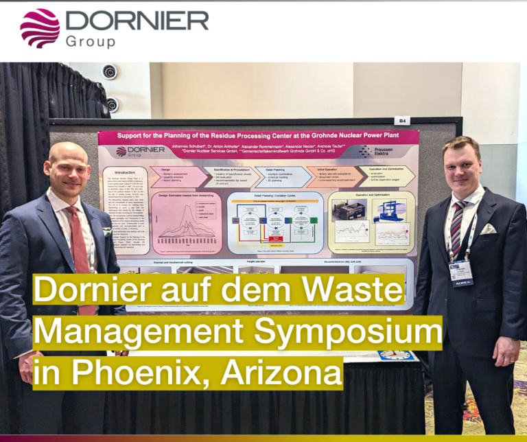 Dornier auf dem Waste Management Symposium in Phoenix, Arizona