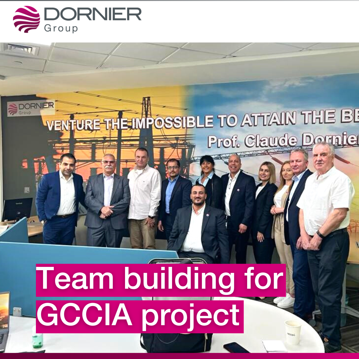 Team building for GCCIA project - Dornier Group