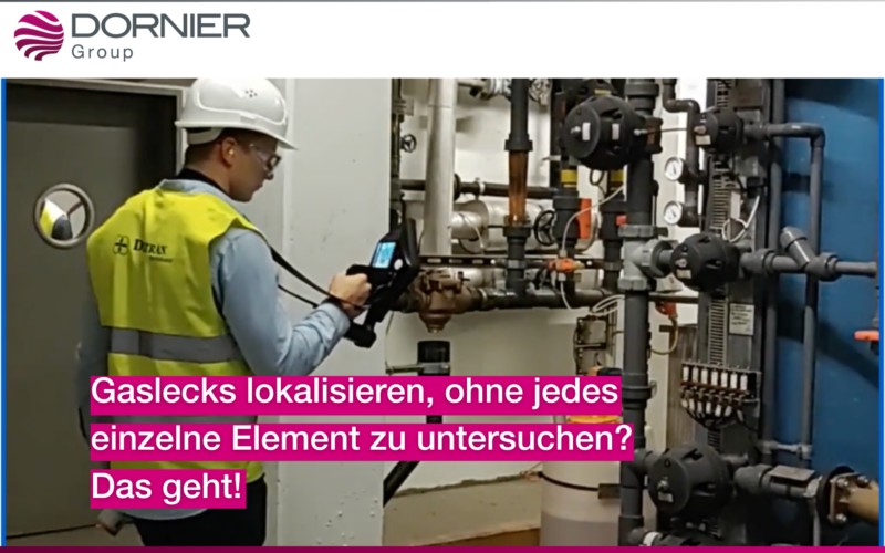 Gaslecks lokalisieren, ohne jedes einzelne Element zu untersuchen? Das ...
