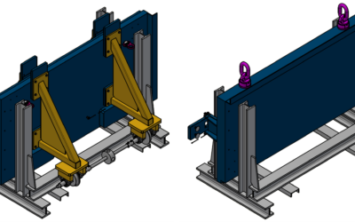 Replacement gate for material lock