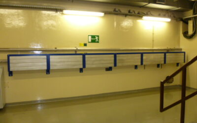 Shielding pipework