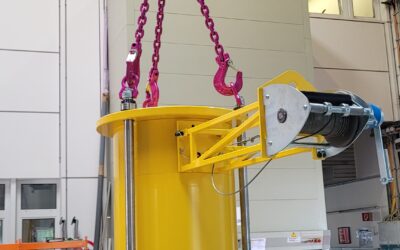 Steel shielding container